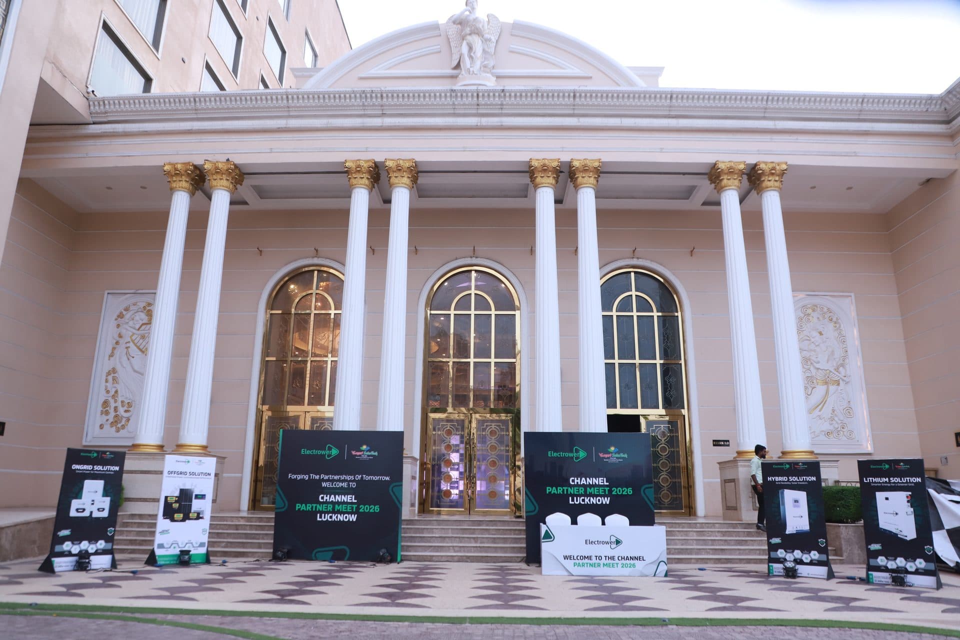 Electrower Channel Partner Meet 2026 venue entrance