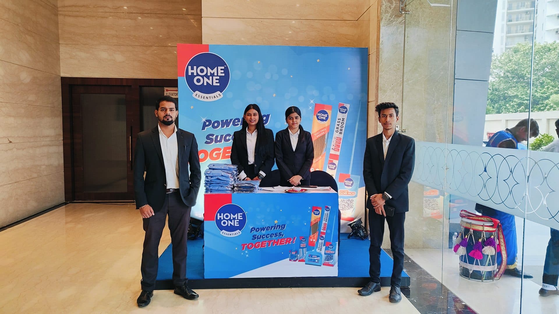 Home One Essentials registration and product display